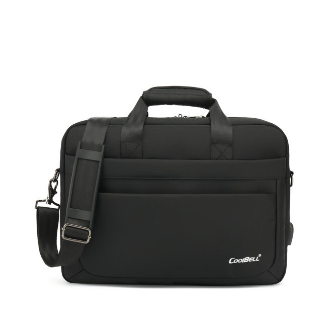 Coolbell CB-2071 15.6″ Laptop Business Briefcase (Black) With USB Charging Port - Image 2