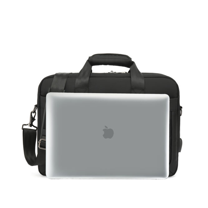 Coolbell CB-2071 15.6″ Laptop Business Briefcase (Black) With USB Charging Port - Image 10