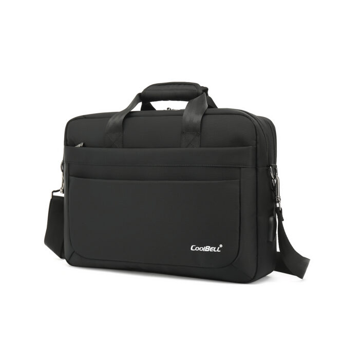 Coolbell CB-2071 15.6″ Laptop Business Briefcase (Black) With USB Charging Port - Image 3